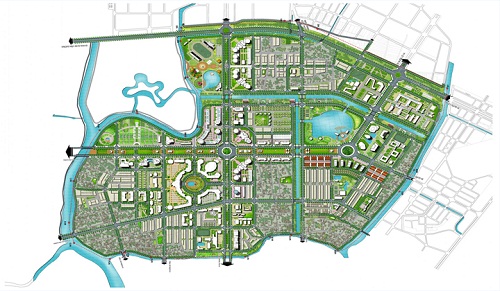 Dự án được xây dựng trên diện tích 39,6ha nằm trong Khu đô thị mới An Vân Dương (thành phố Huế)